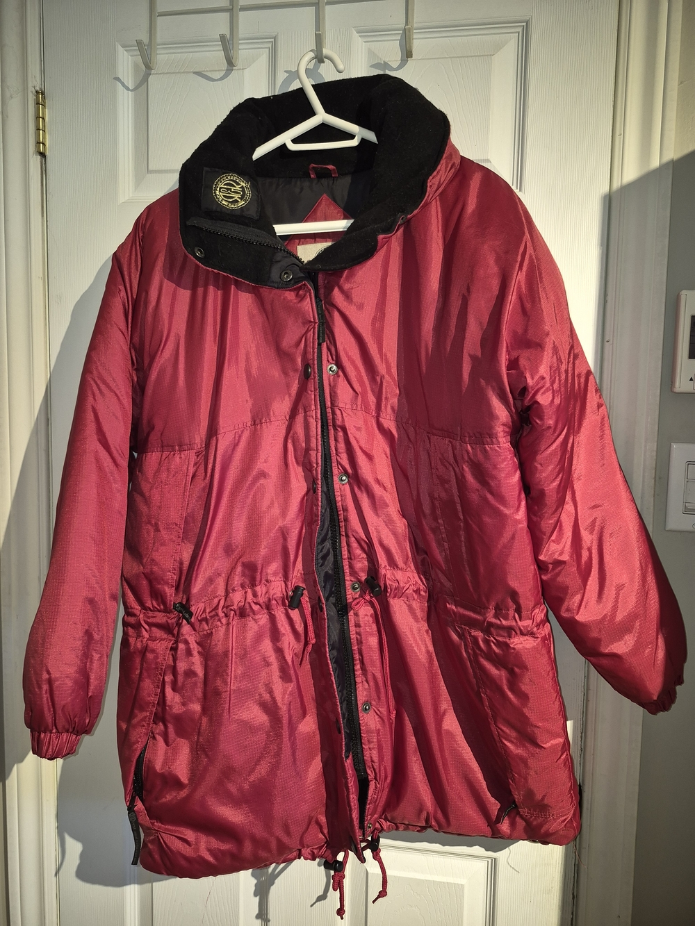 Vintage Red Parka Jacket